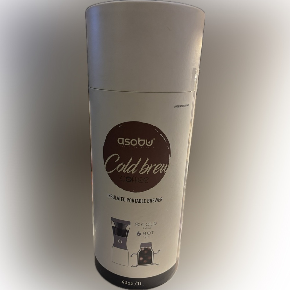 Asobu Insulated Portable Cold Brew Coffee Maker - Black